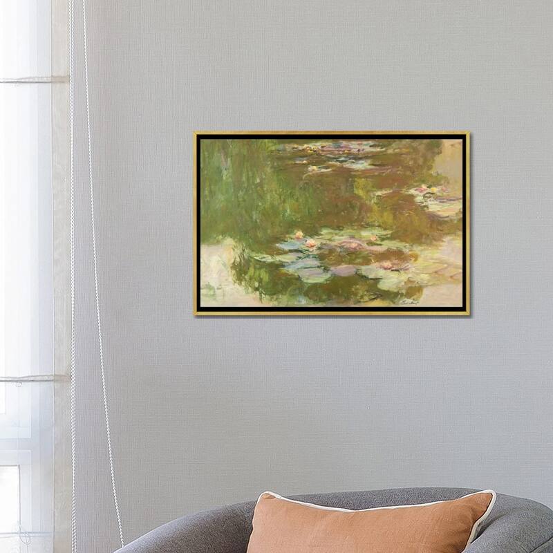iCanvas "Lily Pond, 1881 " by Claude Framed Bed Bath & Beyond
